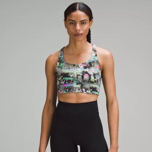 Lululemon Energy Long Line Bra Paint Drift Multi Size 6